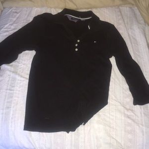 tommy hilfigure button collar shirt